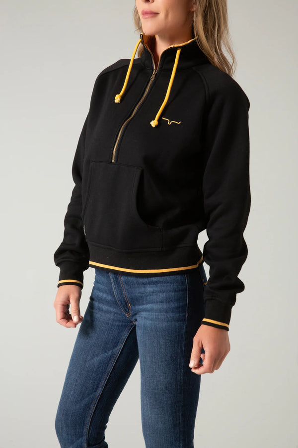 Women's Black Sweatshirt - Kimes Ranch