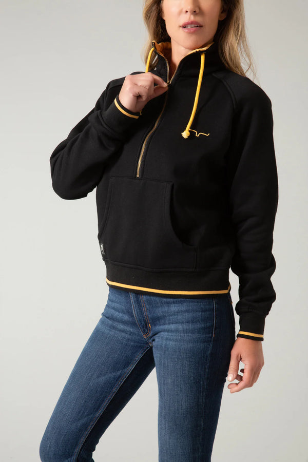 Women's Black Sweatshirt - Kimes Ranch