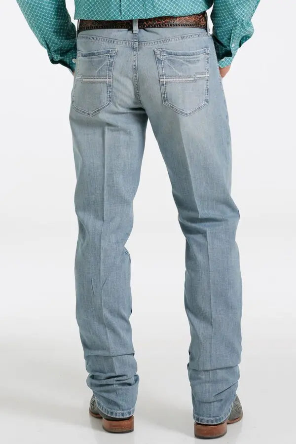 Cinch Men's LIght Wash Slim Denim Jeans