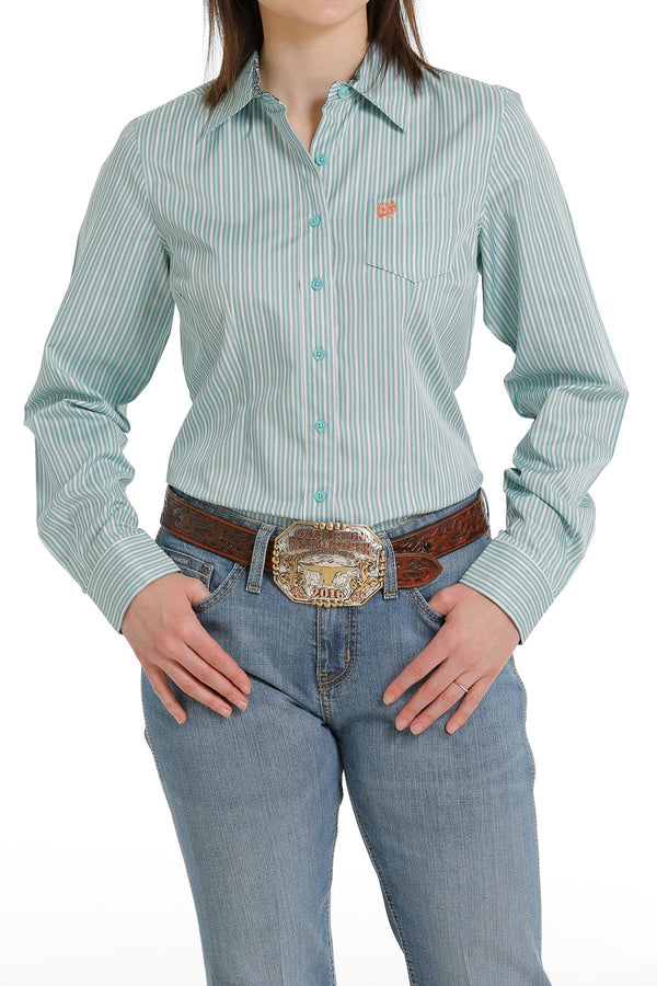 Women's Pinstripe Shirt - Cinch