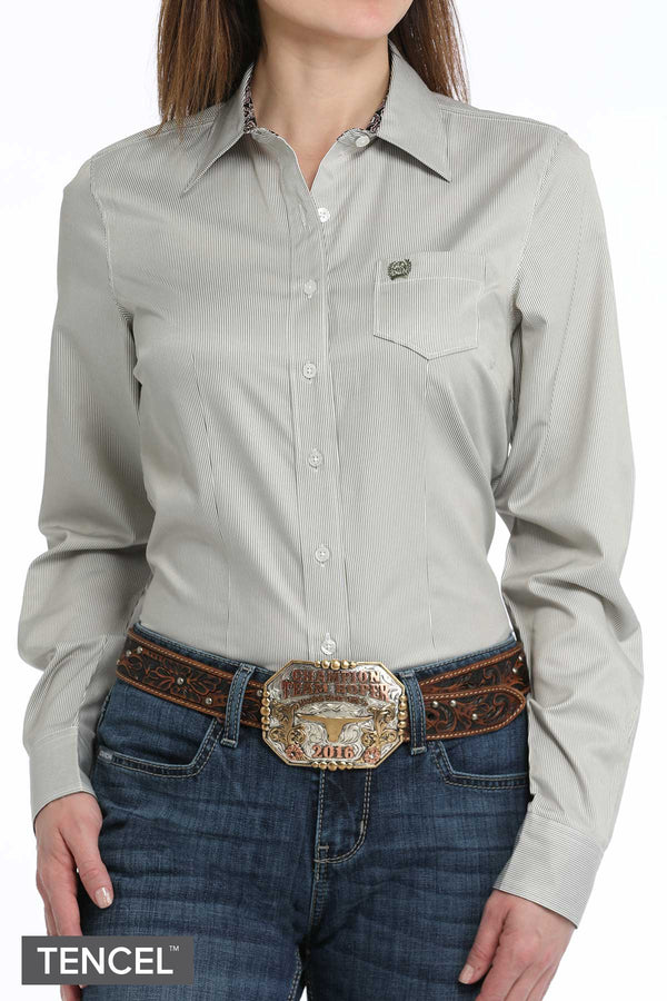 Women's Stripe Western Shirt - Cinch