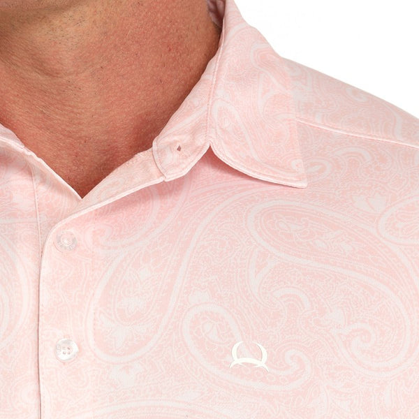 Men's Paisley Print Polo - Cinch