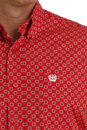 MEN'S MEDALLION PRINT WESTERN SHIRT - CINCH