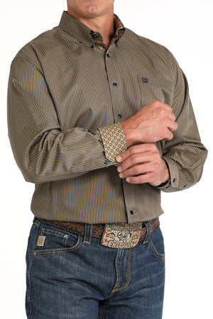 Men's Long Sleeve Print Shirt - Cinch