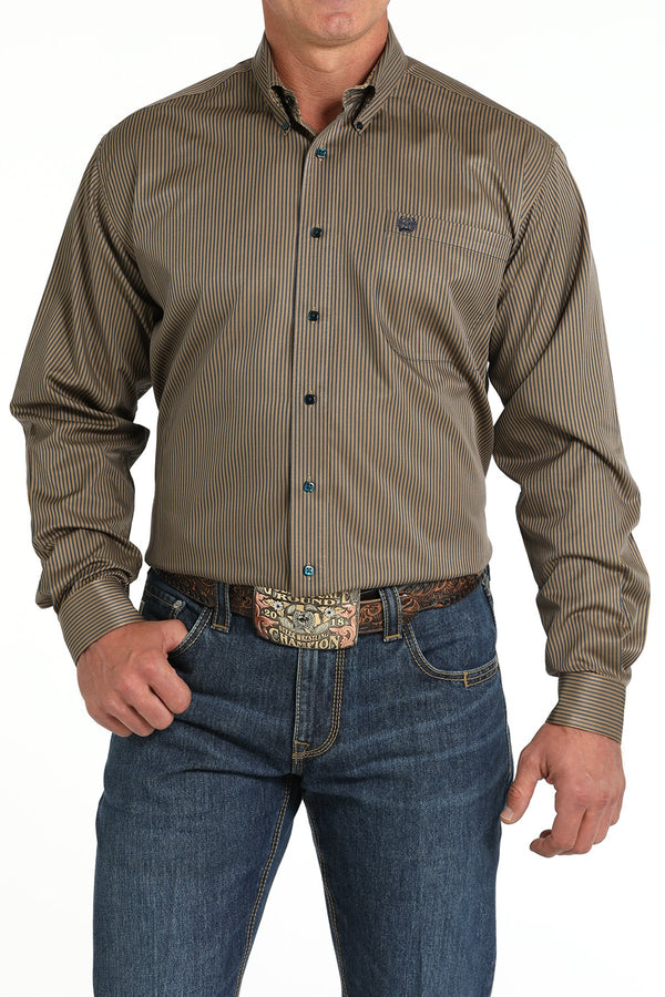 Men's Long Sleeve Print Shirt - Cinch