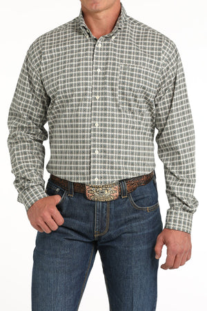 Men's Long Sleeve Print Shirt - Cinch