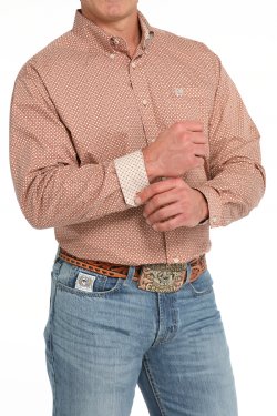 Men's Geometric Western Shirt - Cinch