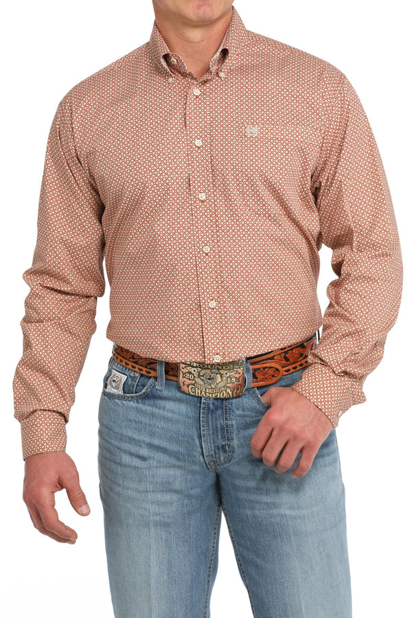 Men's Geometric Western Shirt - Cinch