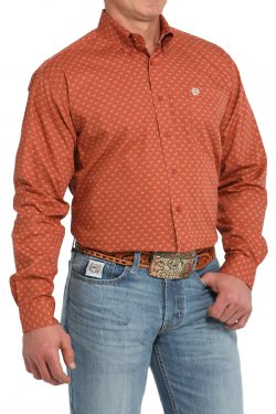 Men's Steer Print Shirt- Cinch