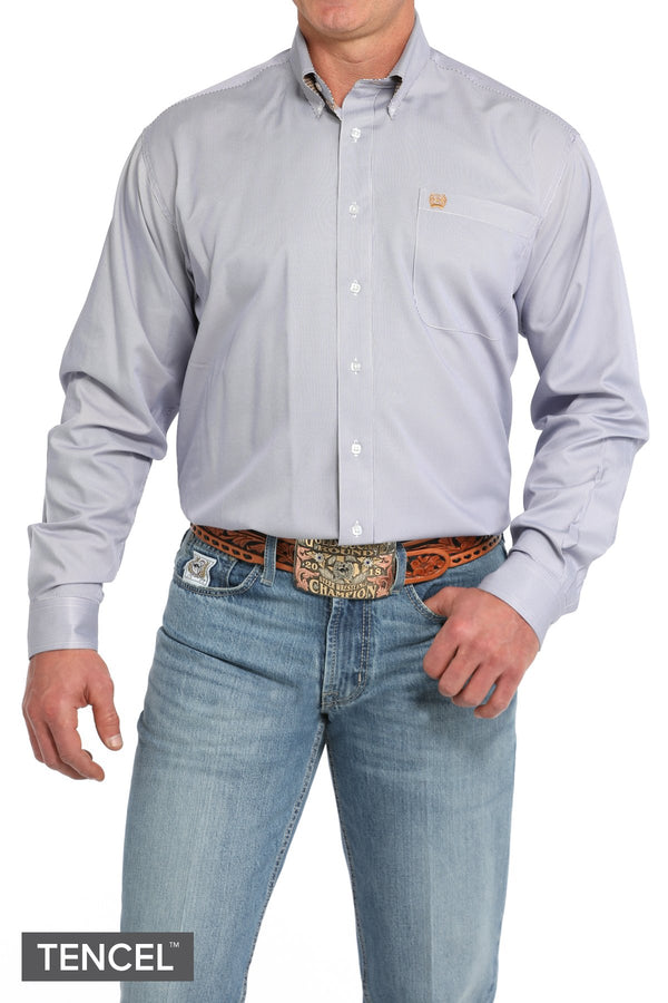 Men's Tencel Stripe Shirt - Cinch