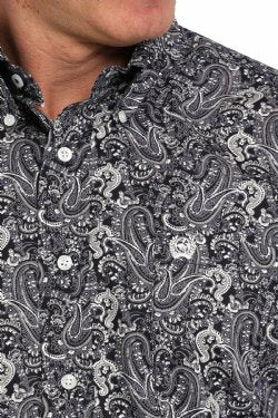 Men's Paisley Print Western Shirt - Cinch