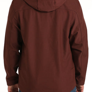 Mens Hooded Cinch Jacket Back