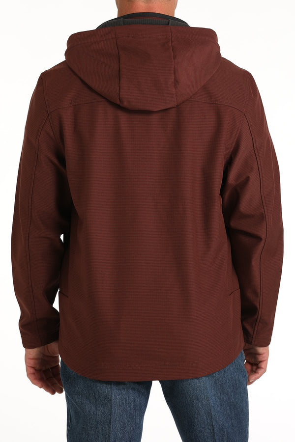 Mens Hooded Cinch Jacket Back