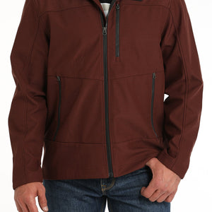 Mens Hooded Cinch Jacket Front