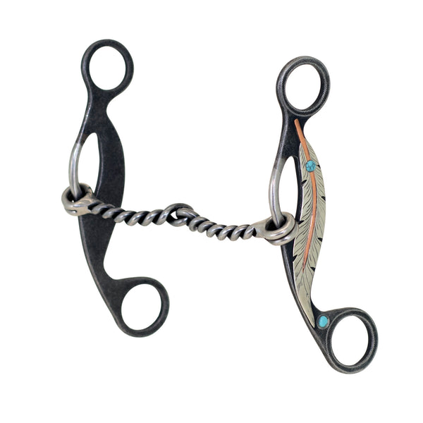 Feather Collection Twist Snaffle Bit - Partrade