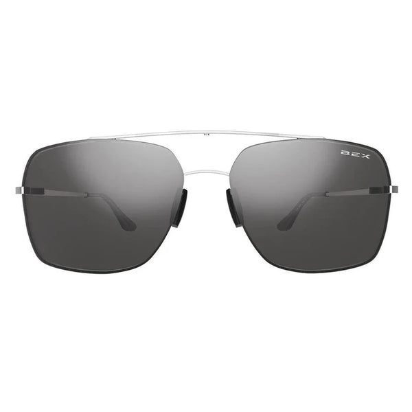 Pilot Silver Gray Sunglasses - Bex