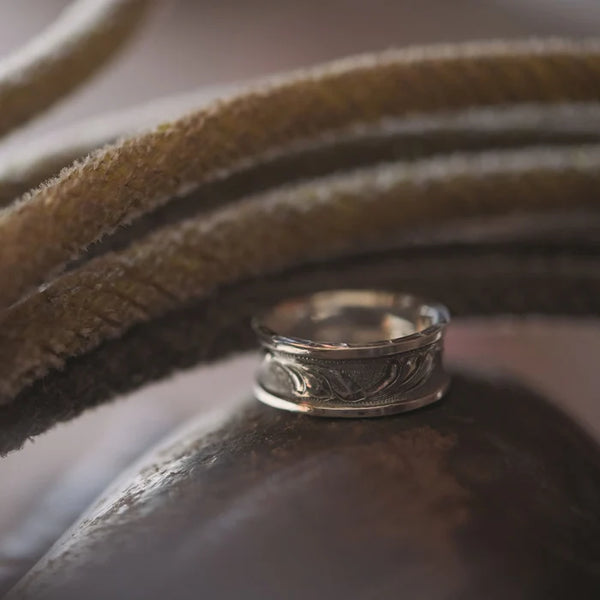 The Clay Men's Ring - Vogt Silversmiths