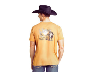 Men's Western Cowboy Graphic Tee - Rock & Roll Denim