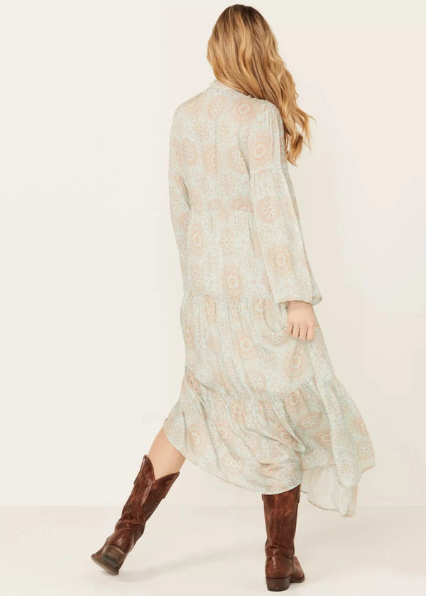 Mandala Print Midi Dress - Stetson