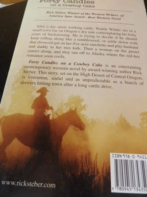 40 Candles On A Cowboy Cake By Rick Steber - Bonanza Publishing