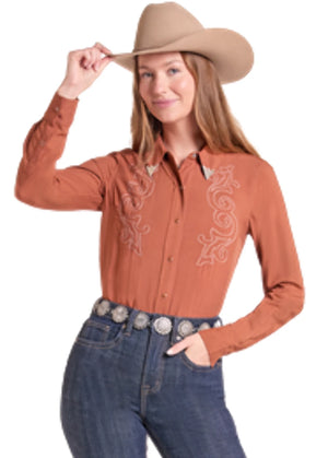 Women's Retro Western Shirt - Panhandle Slim