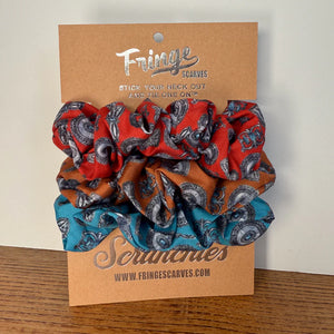 Scrunchies Bright - Fringe Scarves