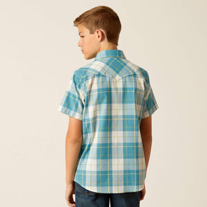 Boy's Harry Retro Gasoline Fit Shirt - Ariat