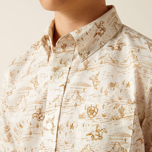 Boy's Edison Classic Fit Shirt - Ariat