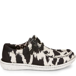 Women's Hazer Shoe BLACK/WHITE - Justin