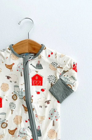 Farm Days Bamboo Short Romper - Little One Shop