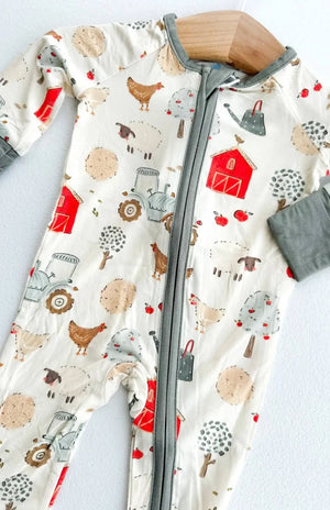 Farm Days Bamboo Short Romper - Little One Shop