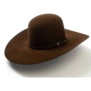 30X Whiskey Open Crown Hat - Rodeo King