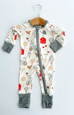 Farm Days Bamboo Short Romper - Little One Shop
