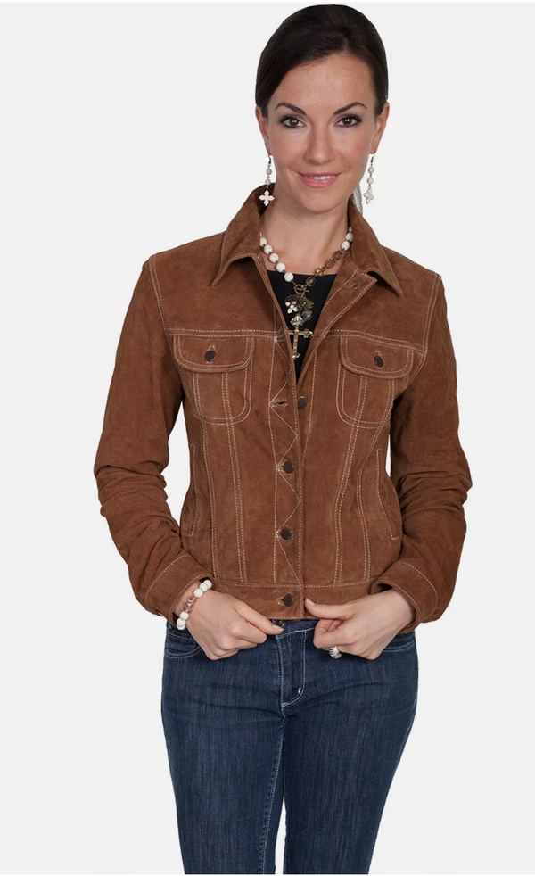 Suede Jean Jacket - Scully