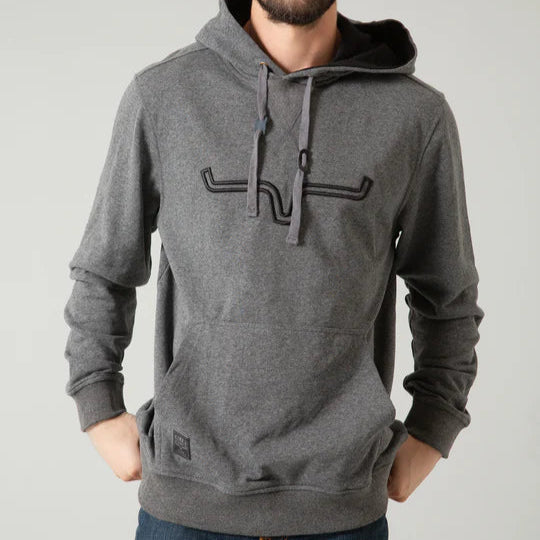 Men's Charcoal Gray Hoodie - Kimes