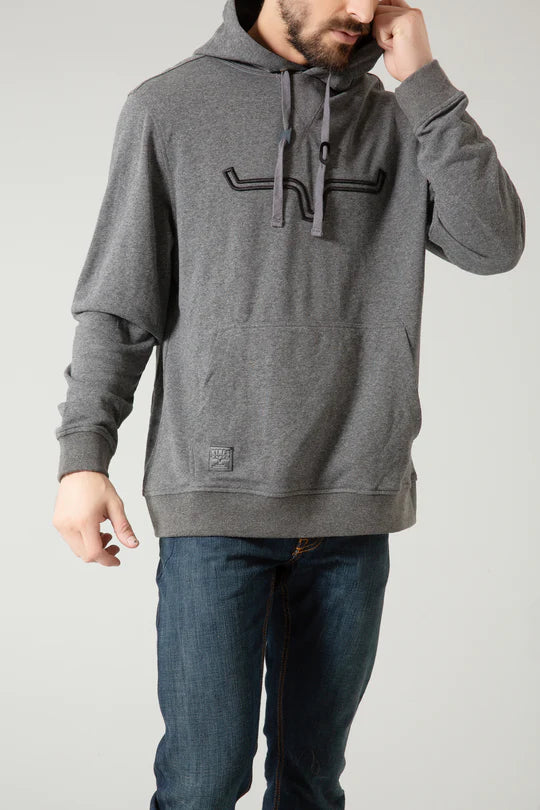 Men's Charcoal Gray Hoodie - Kimes