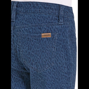 Girl's Cheetah Print Flare Jeans - Rock & Roll Denim