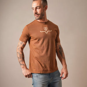 Men's Lucky B Saddle Tee - Kimes Ranch