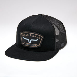 Amboy High Profile Black Cap - Kimes Ranch