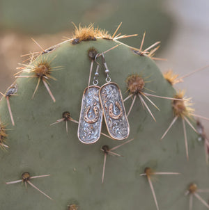 The Golden Fortune Earrings - Vogt Silversmiths