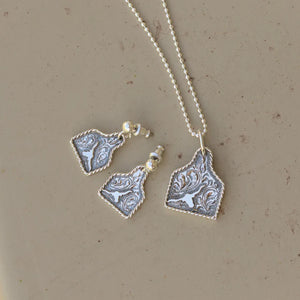 The Silver Horn Eartag Earrings - Vogt