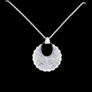 The Clara Scallop Bloom Pendant - Vogt Silversmiths