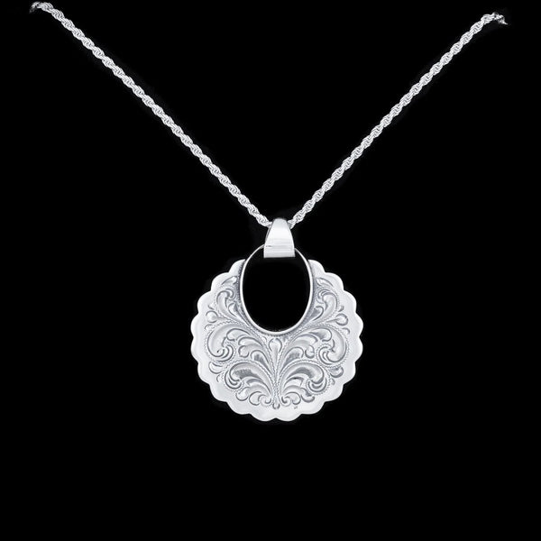 The Clara Scallop Bloom Pendant - Vogt Silversmiths