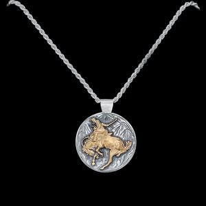 The Bronco Buster Pendant - Vogt Silversmiths
