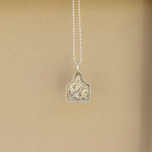 The Silverhorn Eartag Pendant - Vogt Silversmith