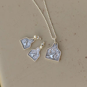 The Silverhorn Eartag Pendant - Vogt Silversmith