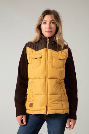 Women's Wyldfire Puffer Jacket Vest - Kimes Ranch