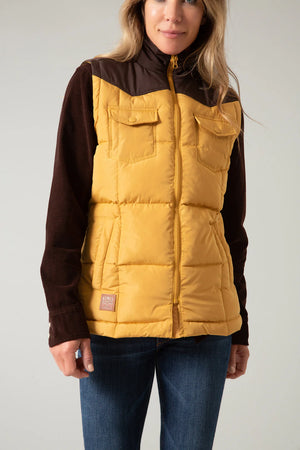 Women's Wyldfire Puffer Jacket Vest - Kimes Ranch