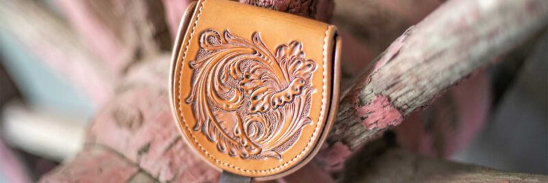 Hamley leather coin purse